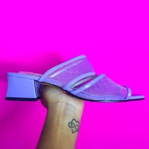 Pastel Purple Kitten Heels